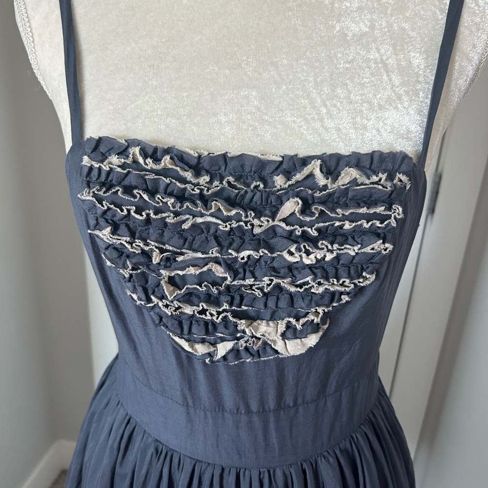 Anthropologie Burlapp Floral Eyelet Dress - Picture 8 of 12